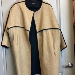 TopShop Tan/Black Fashion Coat